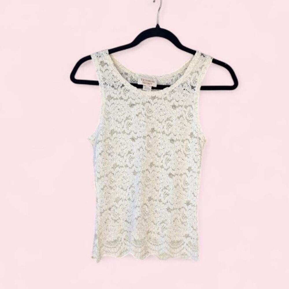 Vintage victorias secret gold label tank top